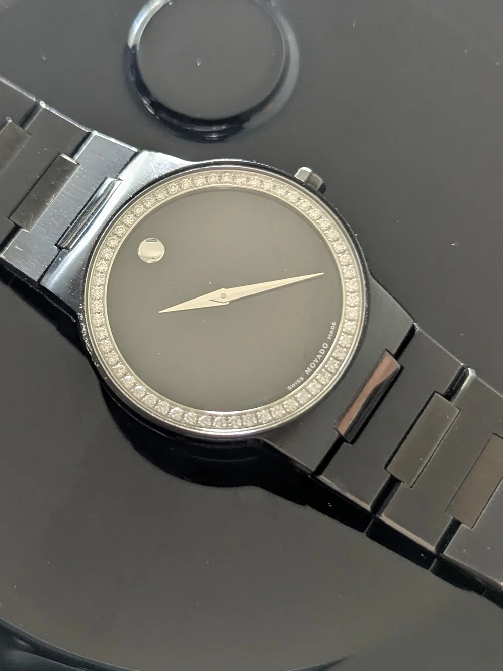 Movado Watch Mens DIAMOND SAFIRO